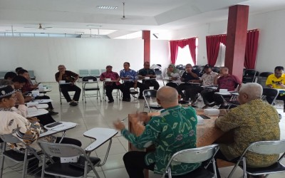 DISDIKBUD BANGGAI GELAR RAPAT PEMBAHASAN RANCANGAN PERBUP